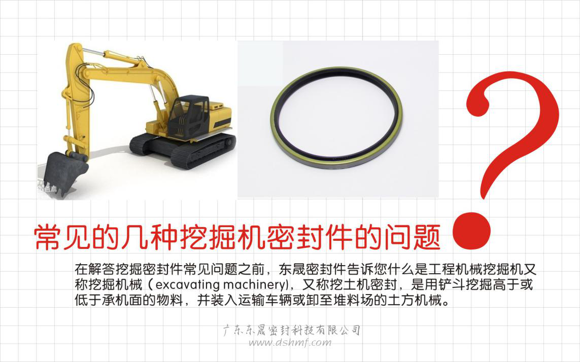 常見(jiàn)的幾種挖掘機(jī)密封件的問(wèn)題，您知道多少呢？