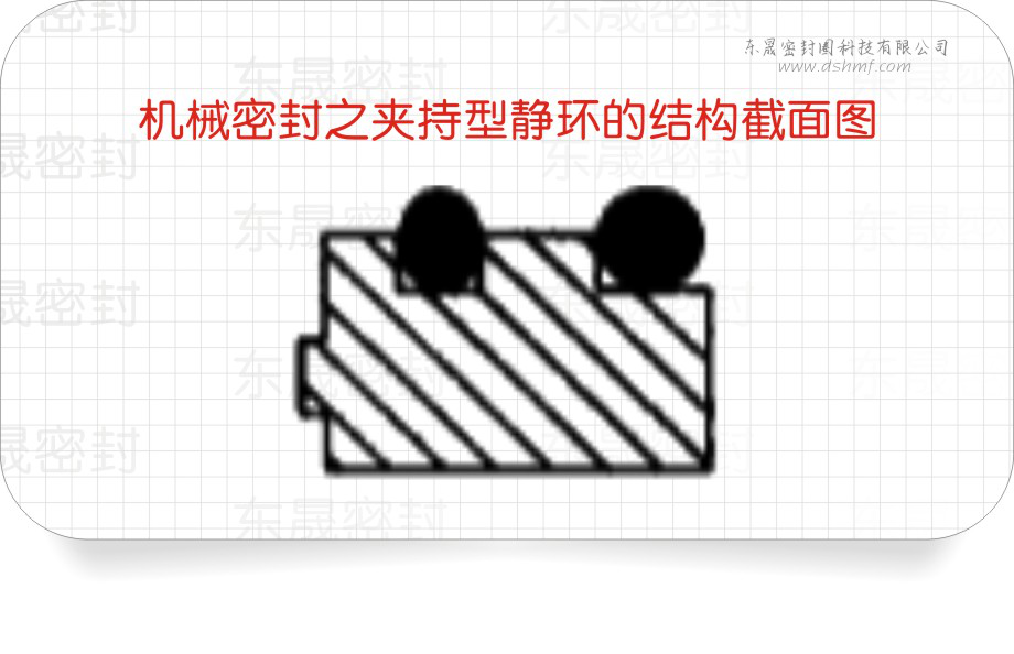夾持型機械密封靜密封環(huán)的結構圖