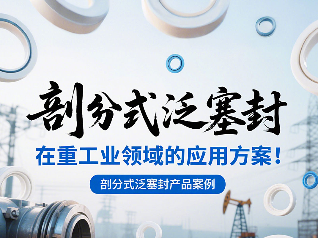 剖分式泛塞封產(chǎn)品案例 ? 在重工業(yè)領(lǐng)域的應(yīng)用方案！