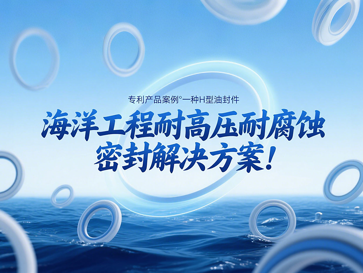 專利產(chǎn)品案例 ? 一種H型油封件：海洋工程耐高壓耐腐蝕的密封解決方案！