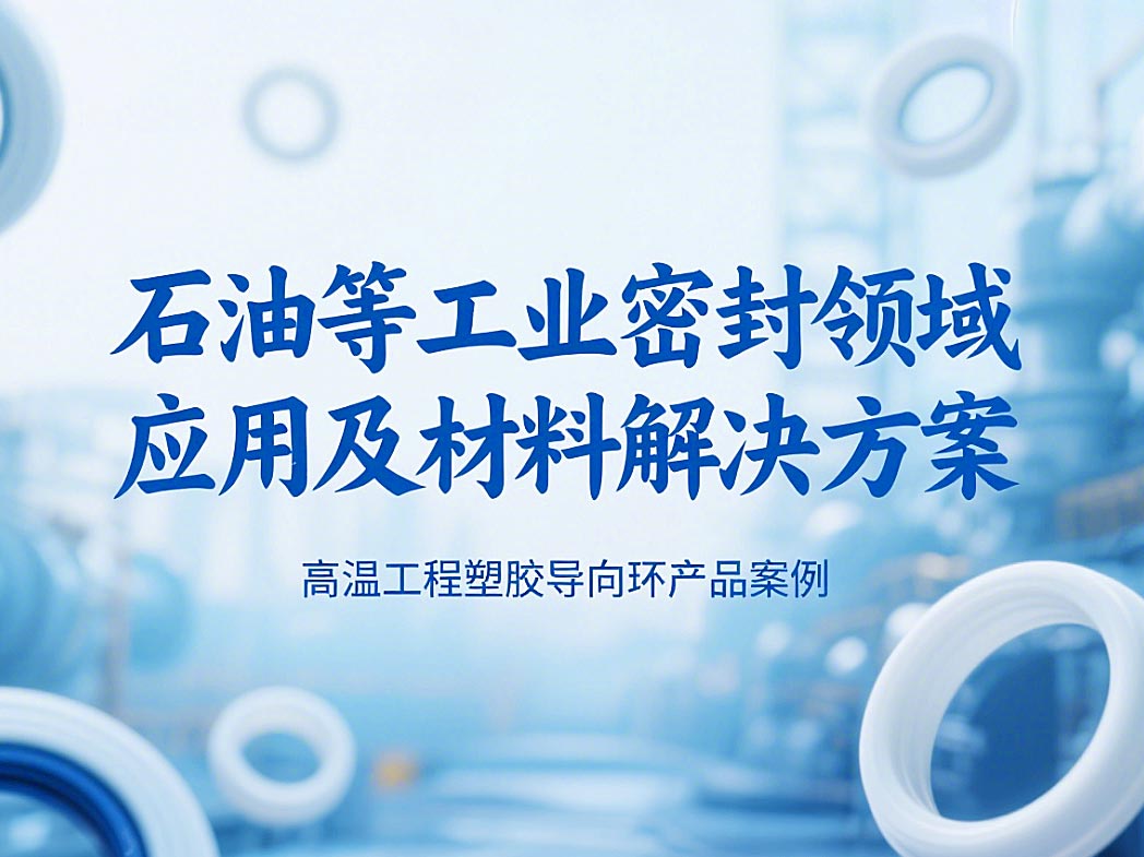?高溫工程塑膠導(dǎo)向環(huán)產(chǎn)品案例 ? 石油等工業(yè)密封領(lǐng)域應(yīng)用及材料解決方案！?